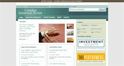 Desktop Screenshot of investmentreview.com
